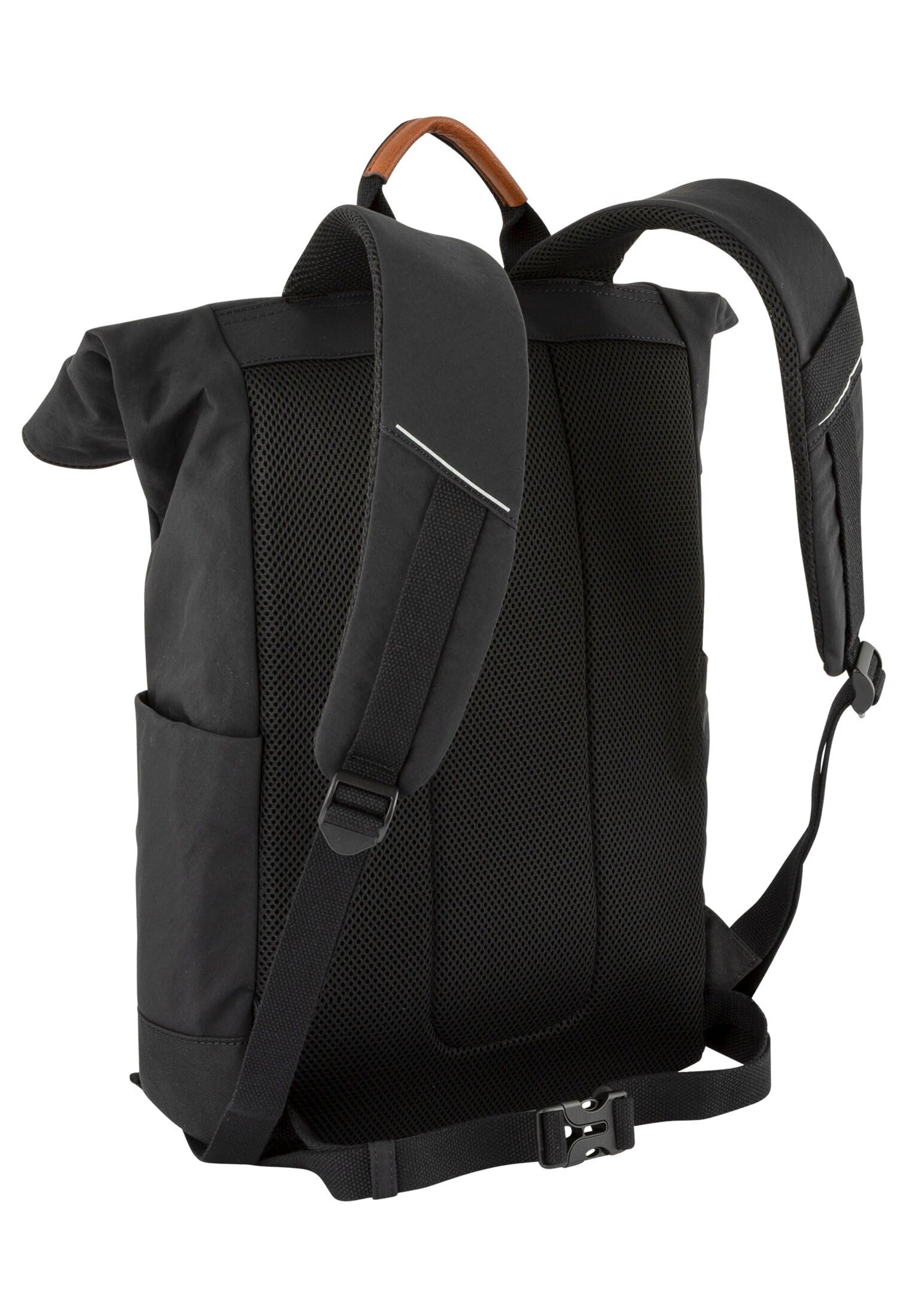 camel active City plecak męski, czarny, 38x12,5x43, 000188