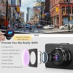 Dash Cam Dash Camera for Cars, Dash Cam Front and Rear Camera with 32G Card, Car Dashcam 1080P Dashboard Camera with Super Night Vision G-Sensor,WDR,Parking Monitor,Loop Recording