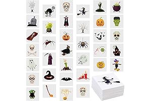 Aneco Halloween Lip Tattoo Stickers
