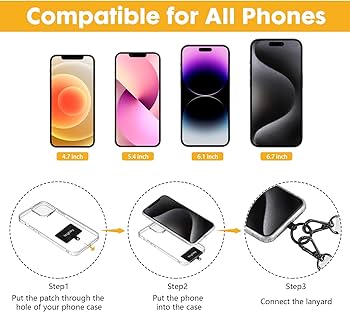 Amazon.com: Icycay Phone Lanyard Crossbody, Cell Phone Strap for