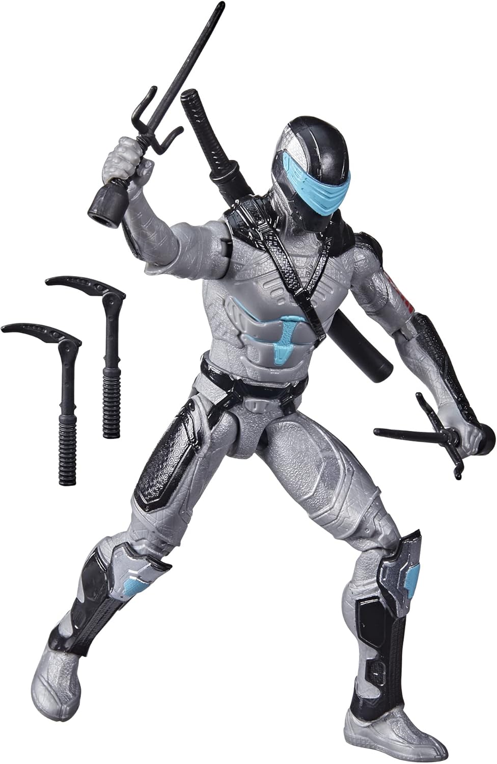 G. I. Joe Snake Eyes G.I. Joe Origins Ninja Tech Snakes Eyes figura de acción con divertida función de acción y accesorios, juguetes para niños a