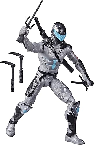 G. I. Joe Snake Eyes G.I. Joe Origins Ninja Tech Snakes Eyes figura de acción con divertida función de acción y accesorios, juguetes para niños a