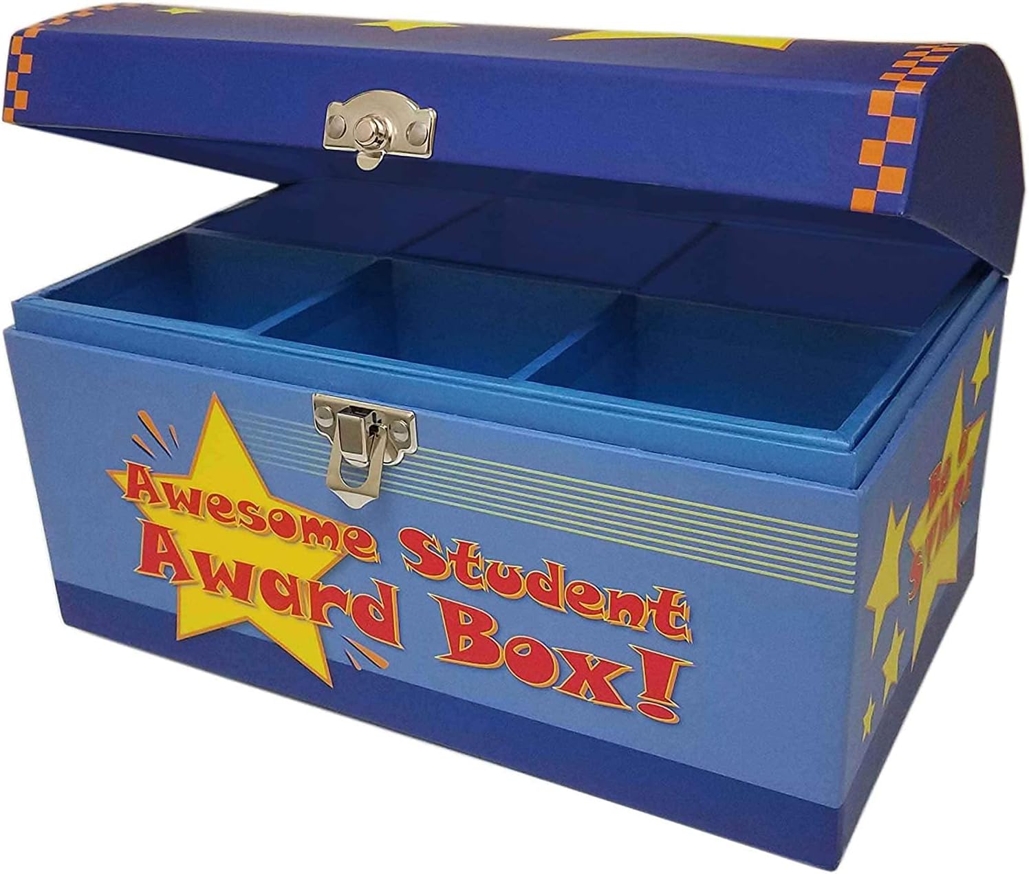 - Treasure Chest Box for Teachers and Classroom Toy Prizes for Star Students