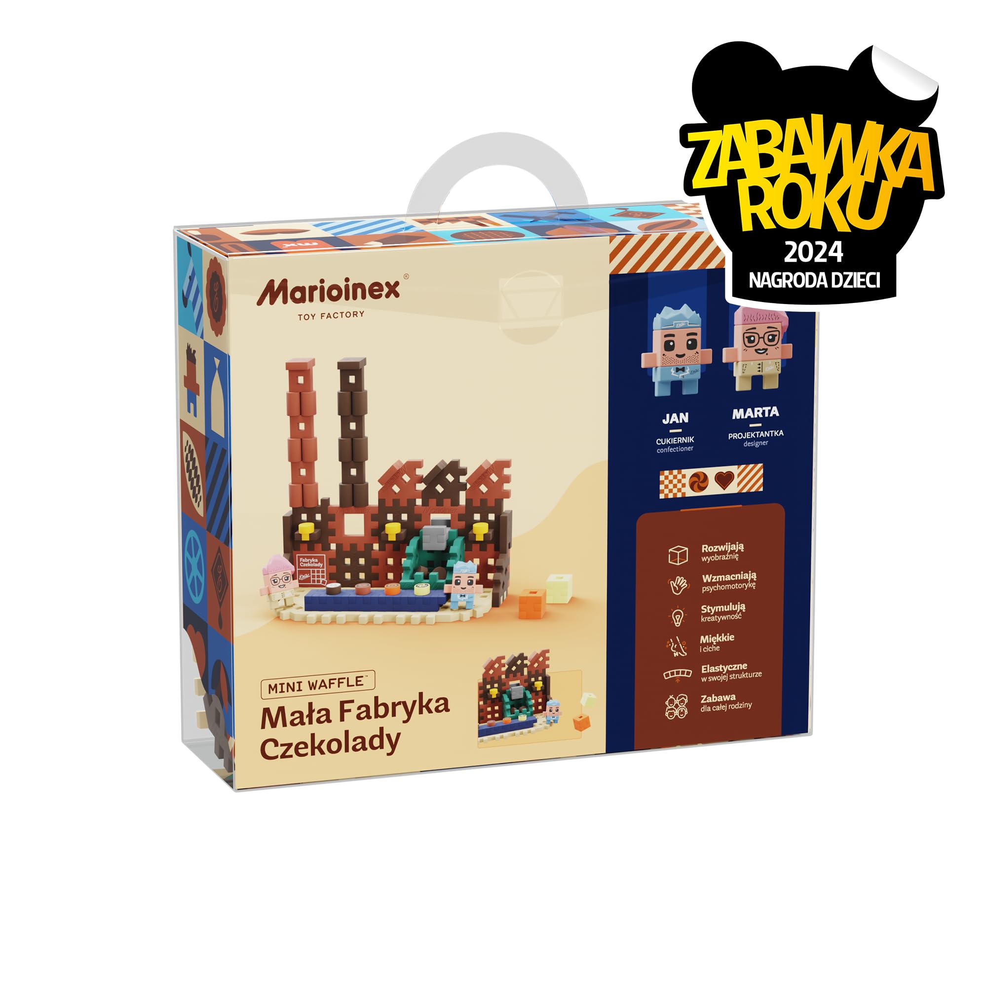 MINI WAFFLE - WEDEL - MAŁA FABRYKA CZEKOLADY 100 ELEMENTÓW