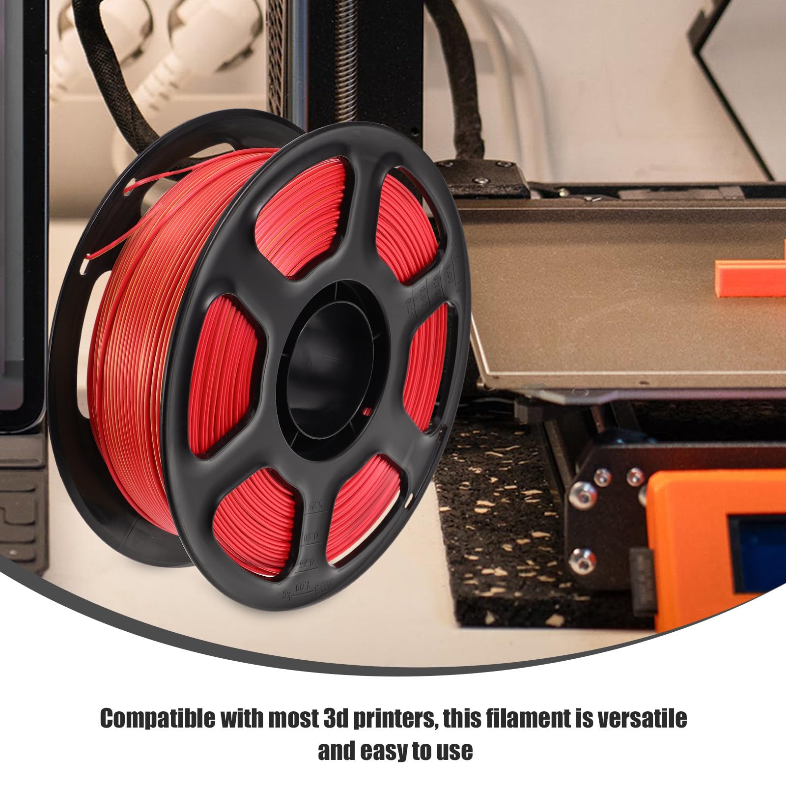 Zweifarbiges Pla 1,75mm Filament für 3d-drucker, 1 Kg