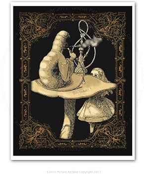 Amazon.com: Alice in Wonderland Wall Art Set of 6 Art Prints