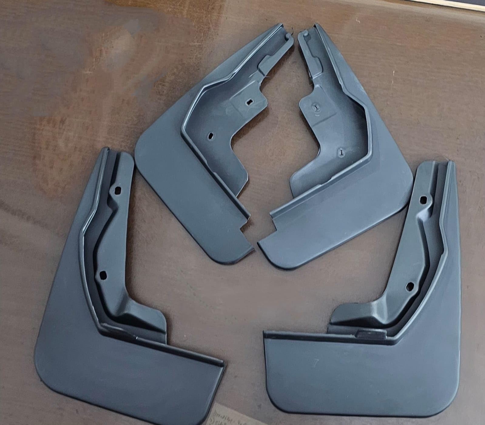 Car Mud Flaps O.E Type Mud Guard with Screws Set of 4 for BYD Sealon 7 Type Black (2025 Onwards)