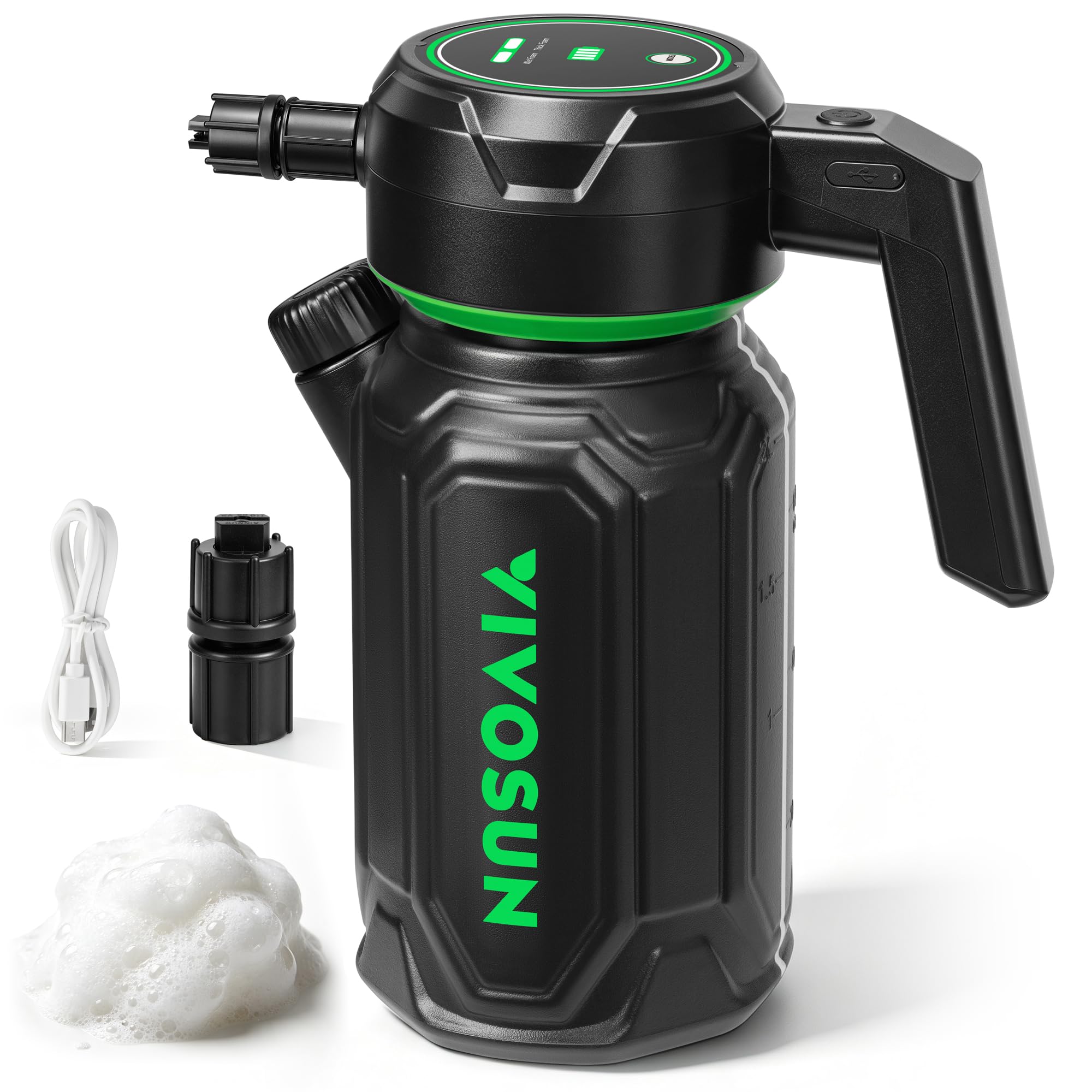 VIVOSUN Spruzzatore schiuma elettrico 2L con 2 livelli regolabili