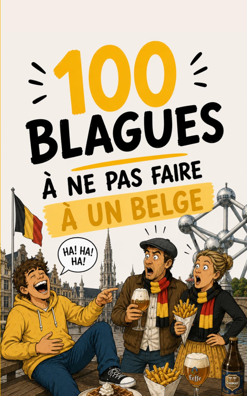 100 blagues à ne surtout pas faire à un Belge: Le guide de survie au pays des frites et de la BD. Cadeau idéal pour les Belges fiers, les expatriés et ... dents. (100 blagues à ne pas faire à...)