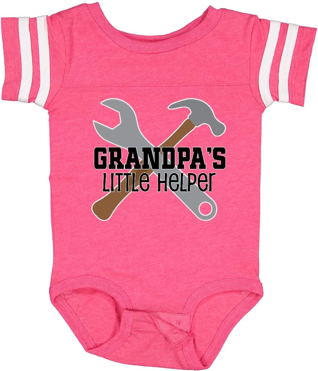 inktastic Grandpa Little Helper Baby Bodysuit