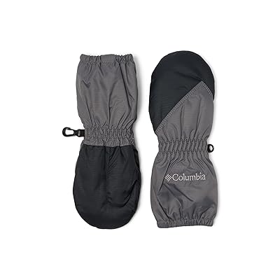 Columbia Kids Chippewatm II Long Mittens (Toddler) Extreme Cold Weather Gloves City Grey/Black, Polyester