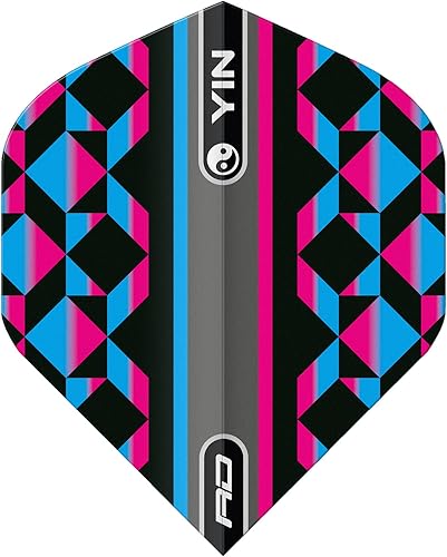 Miniatura 6 de RED DRAGON Yin Yang - Vuelos de dardos de doble cara, 3 juegos por paquete (9 vuelos de dardos en total)