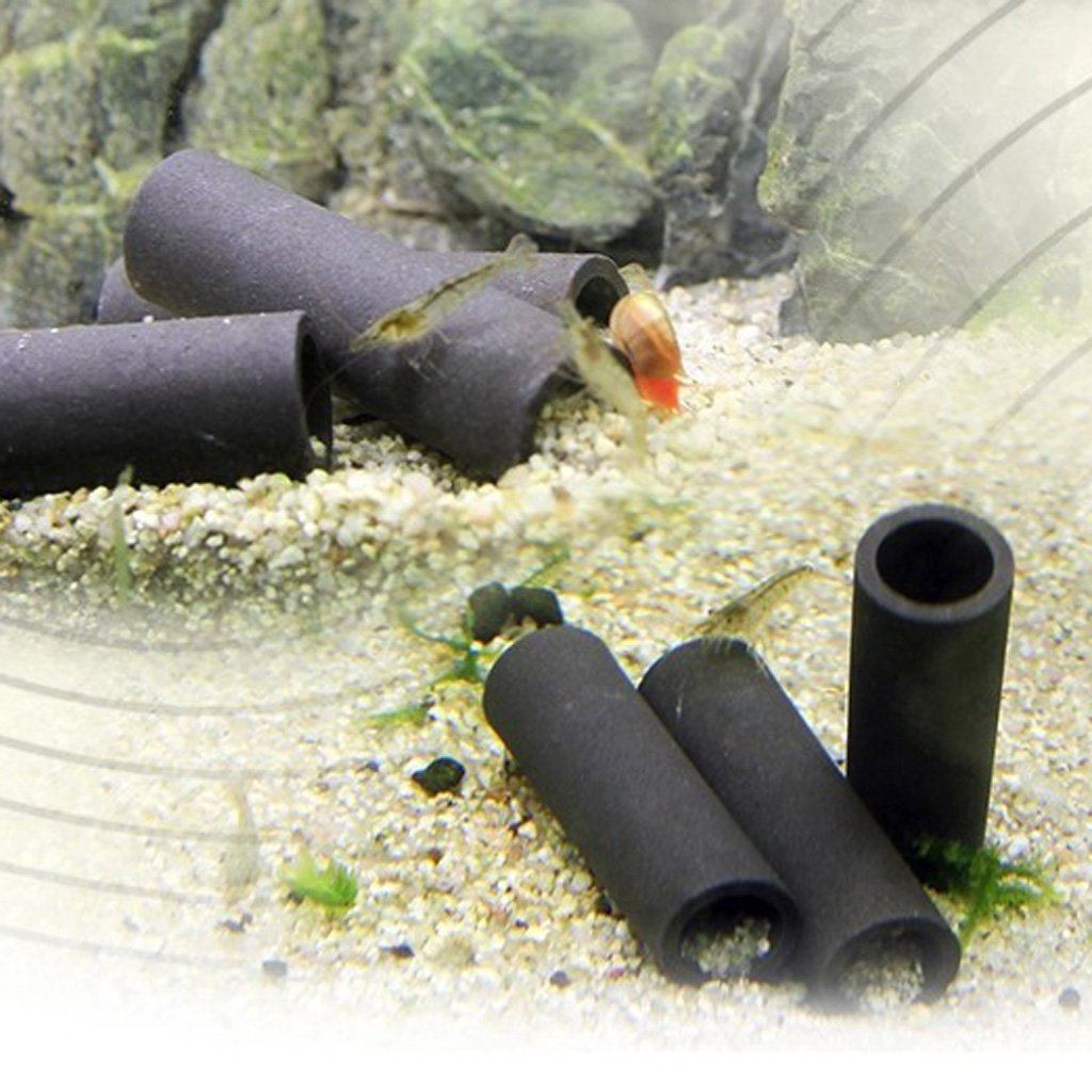 Grotta Di Allevamento In Ceramica Per Acquario – Tubo Rifugio Per Pesci E Gamberetti, Decorazione Naturale, 4,8x1,5 Cm