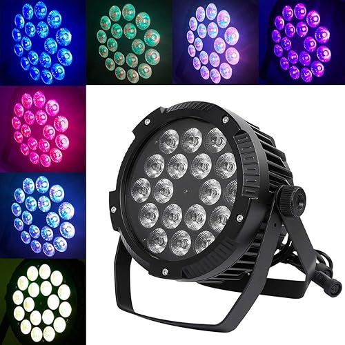 6 en 1 luz par RGBWA UV impermeable etapa luz 18X15W DMX IP65 LED etapa iluminación PAR64 para fiesta Weeding Club