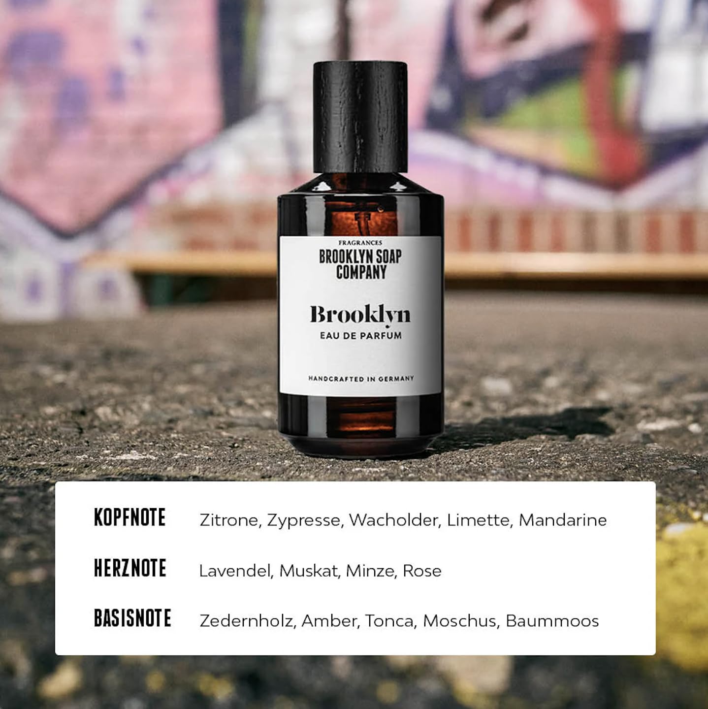 Brooklyn (50ml) · BROOKLYN SOAP COMPANY | Frisches Eau de Parfum für Männer, mit Zitrusnoten, Botanicals & Zedernholz, Langanhaltender Herrenduft