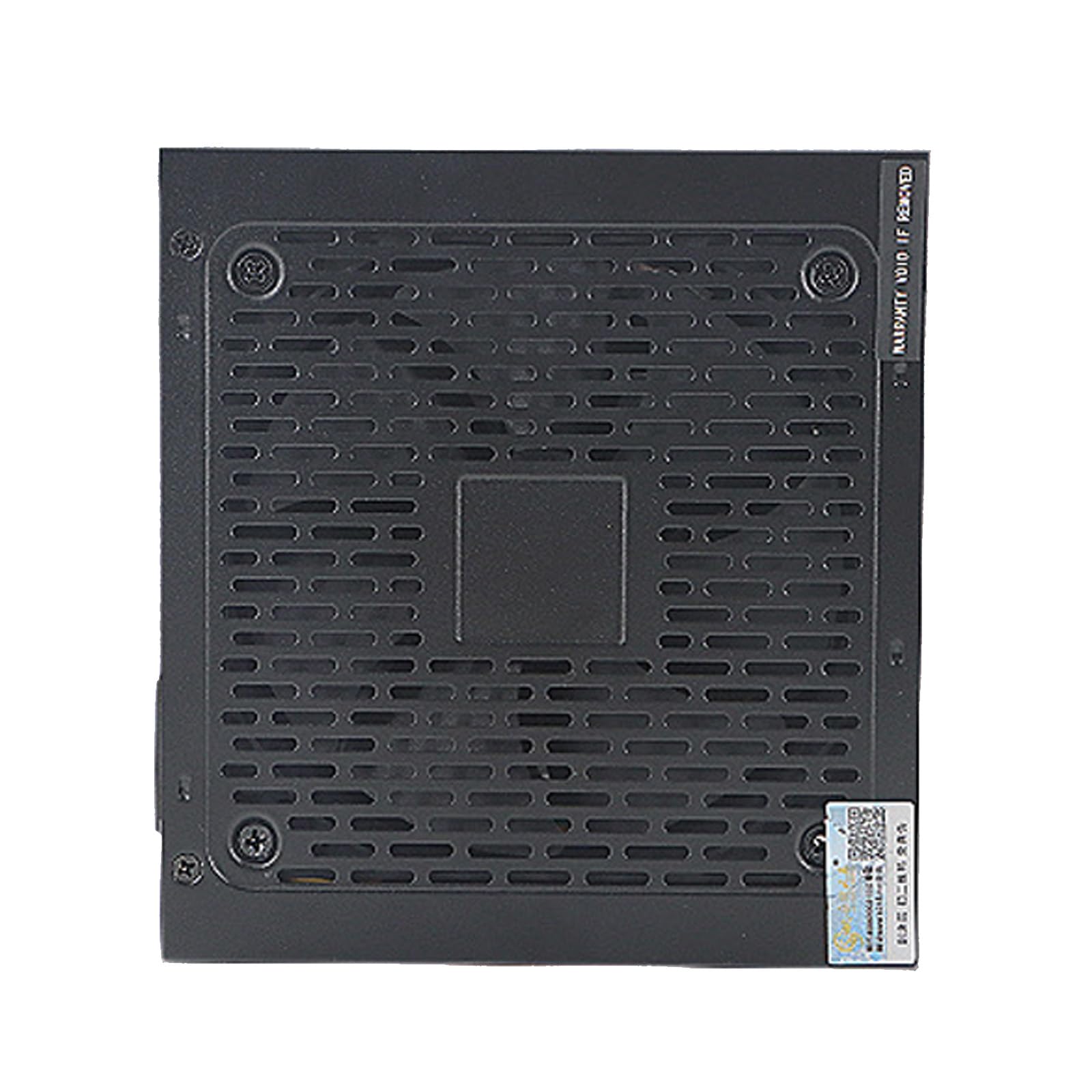 Alimentatore per computer compatto da 500 W, ventola di raffreddamento da 120 mm e protezione flessibile per la gestione dei cavi