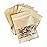 100 Pack Clear Window Airtight Brown Kraft Paper for Food Storage Lock Small Papar Bagse Seal Zipper Packets Bags Pouch Coffee Packaging Sample for Small Business 5.11x7.08 inch