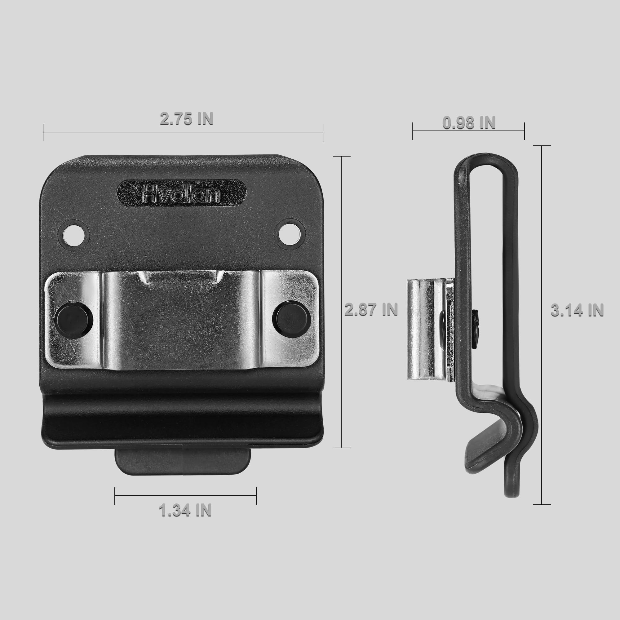 (2pack) Tape Measure Holder, Tape Measure Holder for Belt Drill Holster, Tool Belt with Belt Clip - Image 3