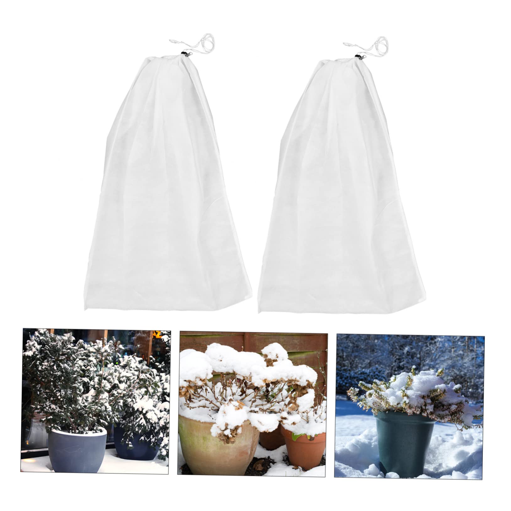 inverno, giacche in pile per piante da giardino, proteggono le