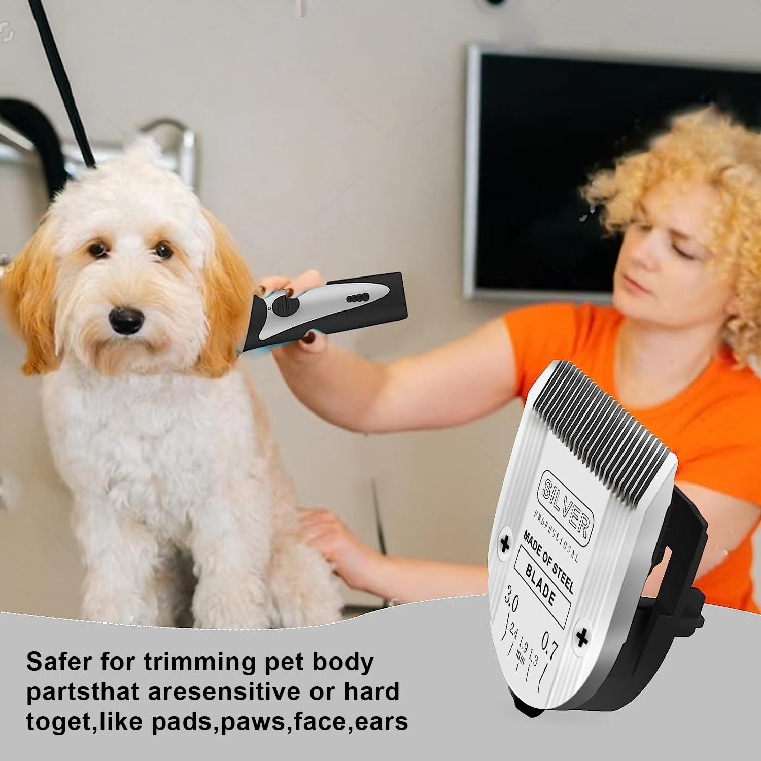 Cuchillas de repuesto 5 en 1 compatibles con Wahl Arco Bravura .Chromado, Creativa, Figura Cortapelos para perros (2 piezas)