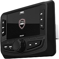 Vista 4 de Wet Sounds WS-MC-20 Centro multimedia de 2 zonas con control remoto de popa con cable WS-G2-CTR con pantalla a todo color para WS-MC-20