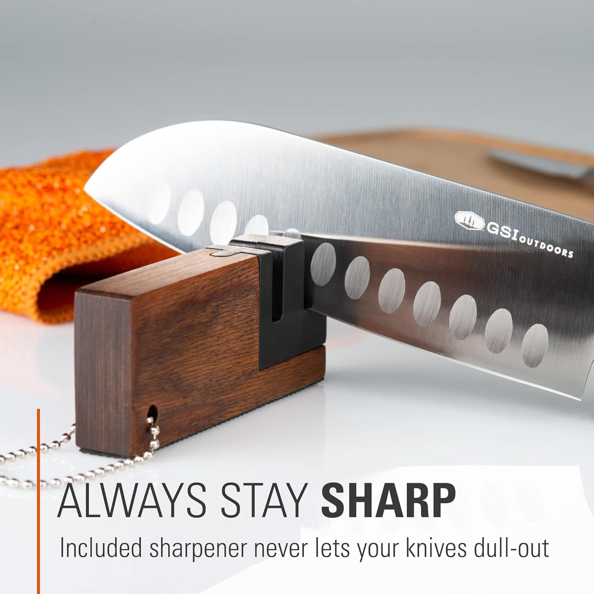 GSI Outdoors, Rakau Gourmet 3-Piece Camping Knife Set with