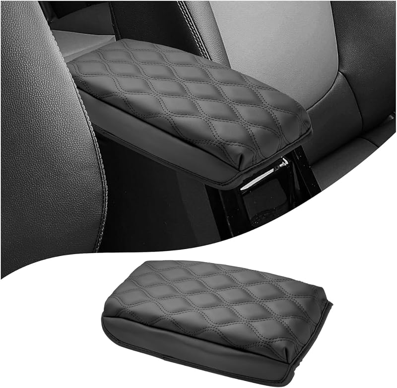 Capa acolchoada do apoio de braço do console central Autorder em couro Napa para Toyota Corolla 2020-2026