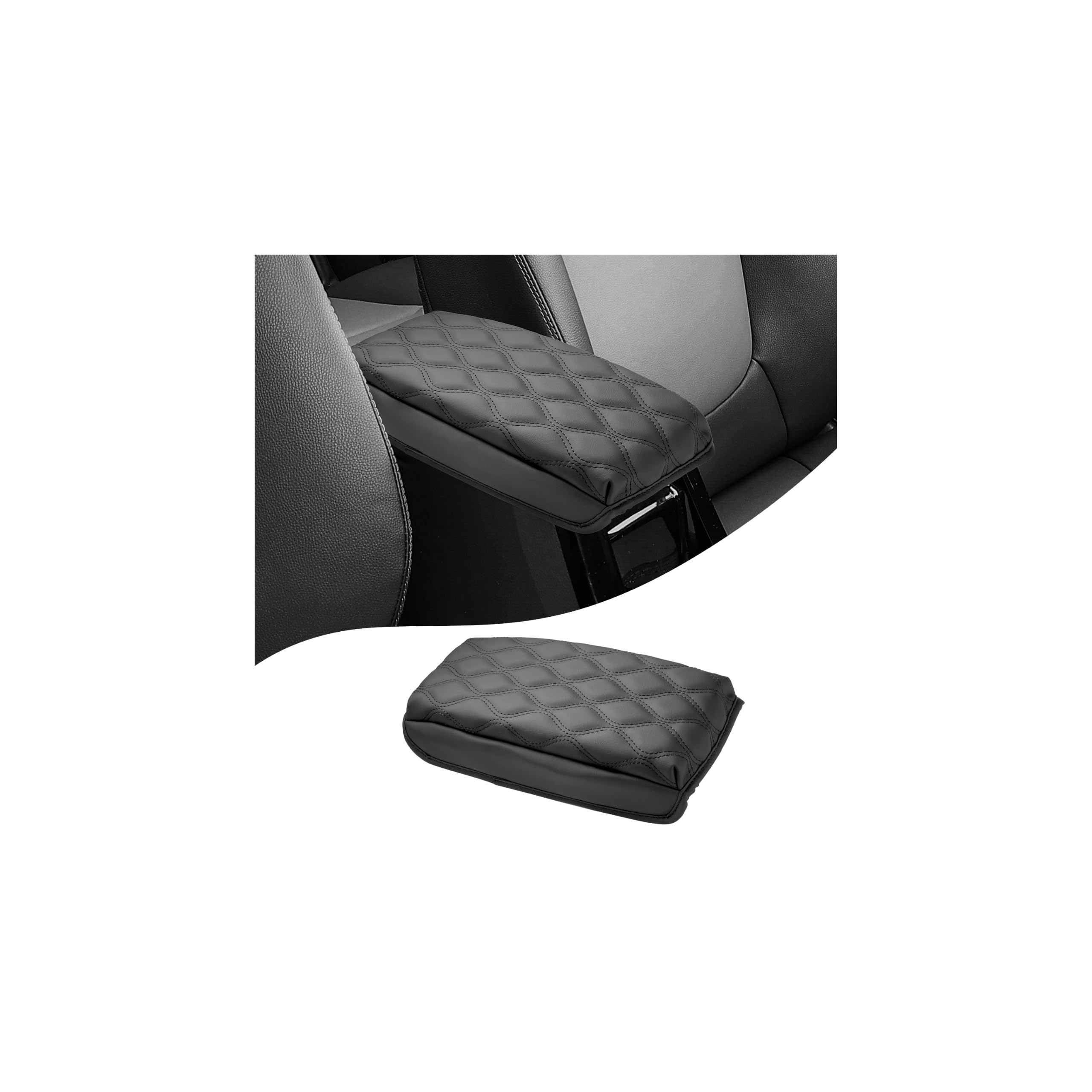 Autorder Center Console Cover for 2020-2026 Toyota Corolla Accessories Armrest Cushion Cover Leather Middle Console Pad Anti-Scratch for Pet