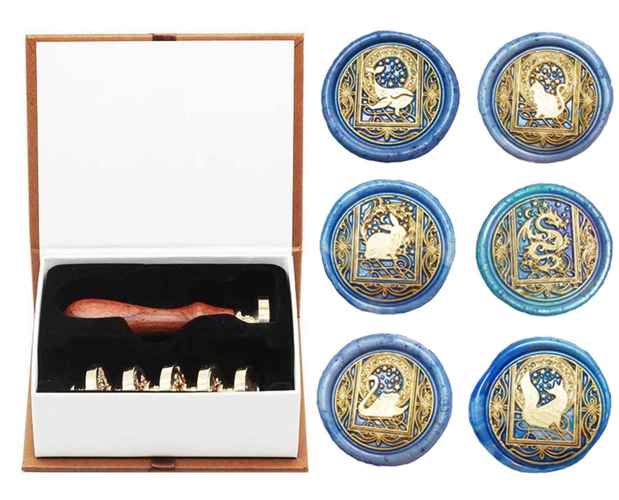 Zweinstein Wax Seal Stempel Kit Seal Stempel Set voor DIY Craft Uitnodigingen Brieven Vintage Stempel Seal Gift Box Set
