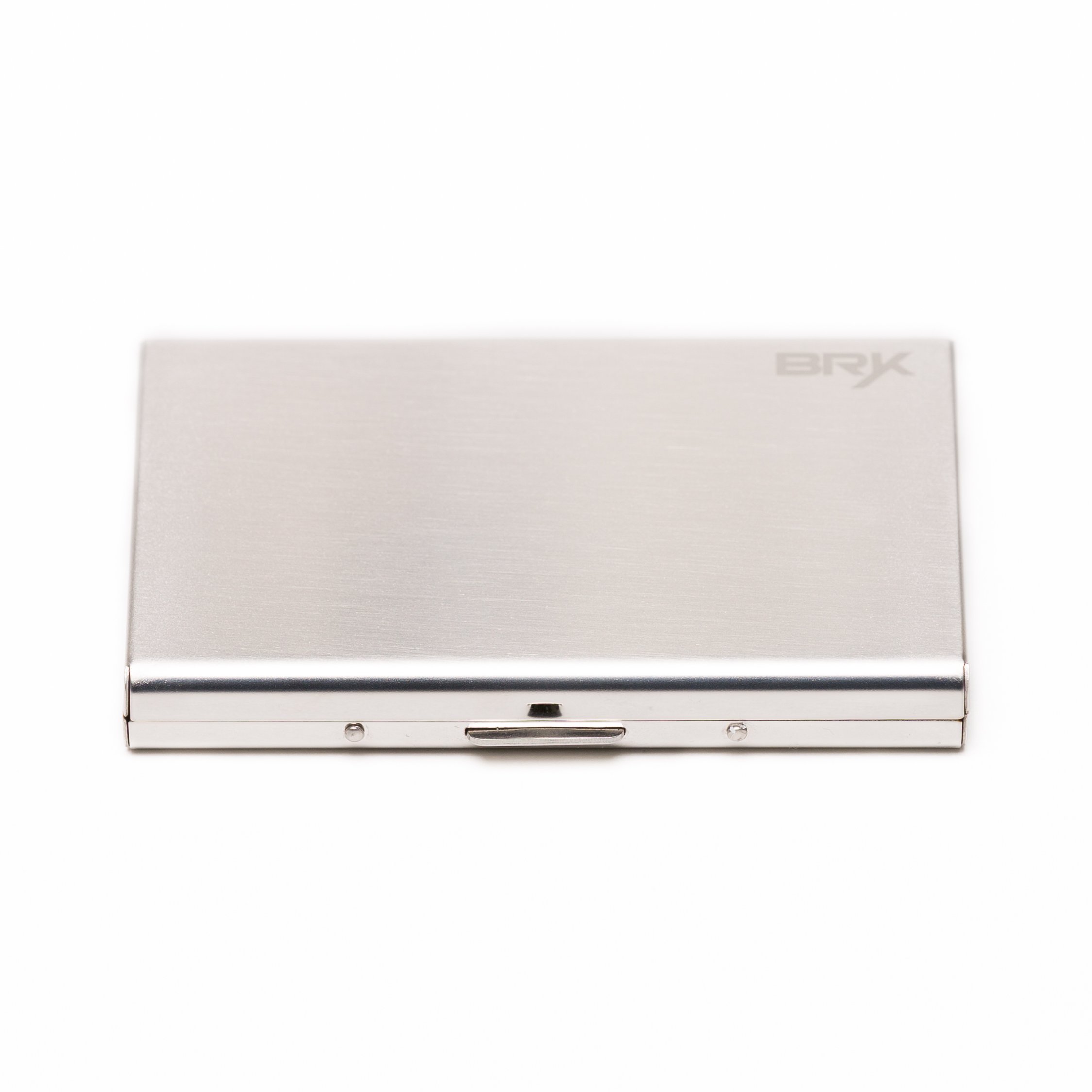 BRYKBest RFID Blocking Card Holder Case for Men and Women Slim Stainless Steel Metal Wallet