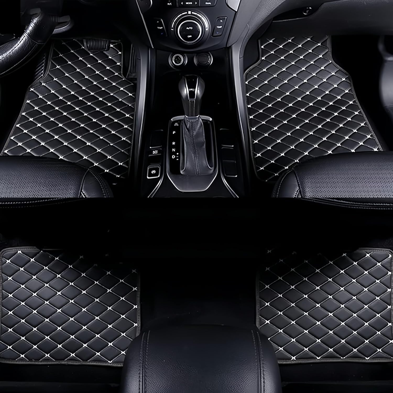 ZHANGX 4pcs Custom Car Floor Mat for AUDI TT(4 seast 2015- mk3, All Weather Waterproof Carpet Protection, Anti Slip Mat, Car Carpet Matts Accessories