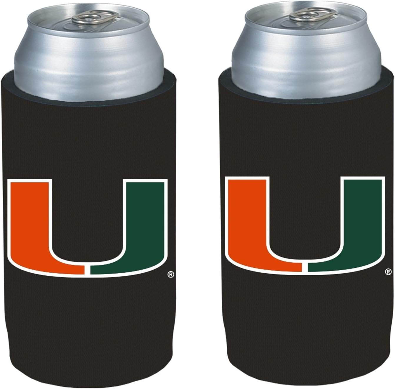 College Team Logo Logo Ultra Slim 12oz Beer Can Holder Insulator Coolers - 2-Pack (Boise State Broncos) : Home & Kitchen