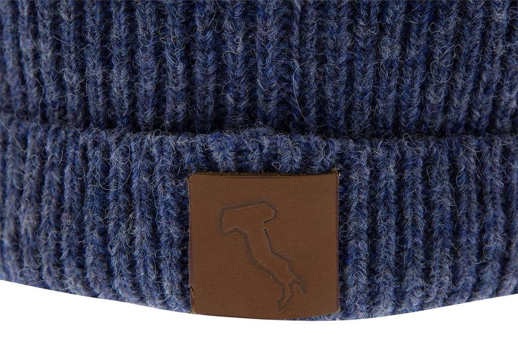 Gorro 100% lana merino con la bandera italiana. Fabricación artesanal. Hecho a mano. Gorro para hombre. Gorro de mujer. Gorro de lana de punto.