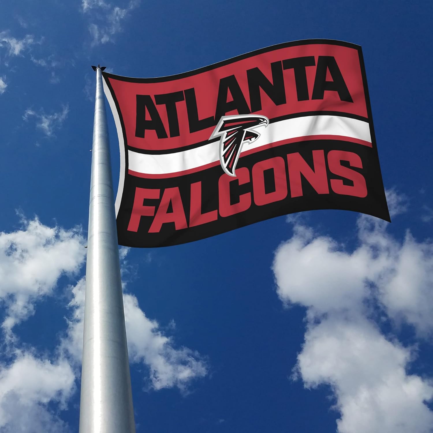 Rico Industries NFL Football Bold 3' x 5' Banner Flag Single Sided - Indoor or Outdoor - Home Décor