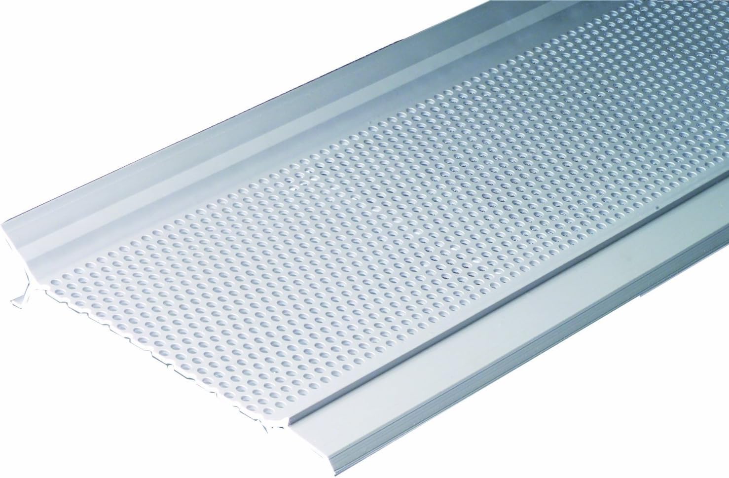 Gutter Guard Pro Screen System, Snap-in Cover, White, 100-Foot
