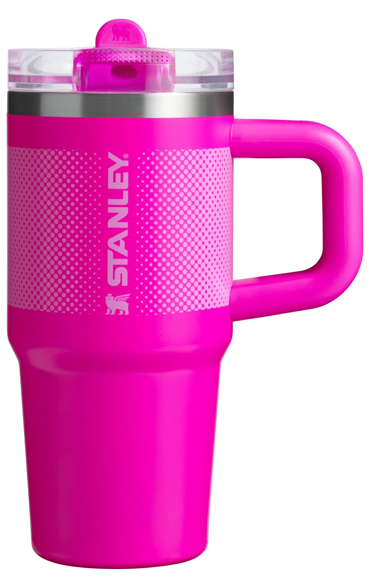 STANLEY Quencher ProTour Flipstraw Tumbler, 14 oz, Vivid Violet - Fade | Built-In Straw & Handle | Cupholder Compatible for Travel | Leakproof Insulated Stainless Steel Cup | BPA-Free 14 Ounces Vivid Violet Fade