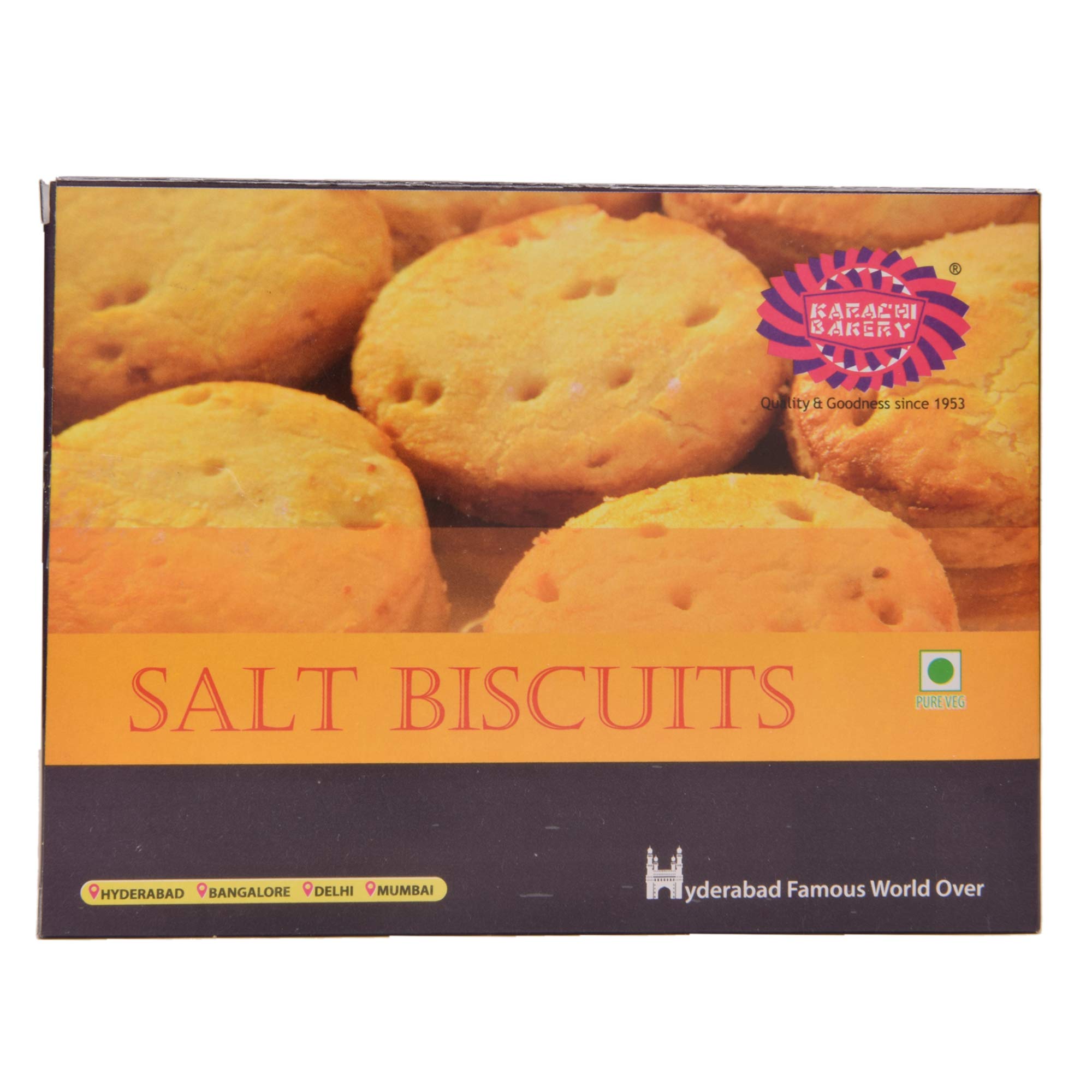 Buy Karachi Bakery Salt biscuits , 14.10 oz (400 g), indian snacks