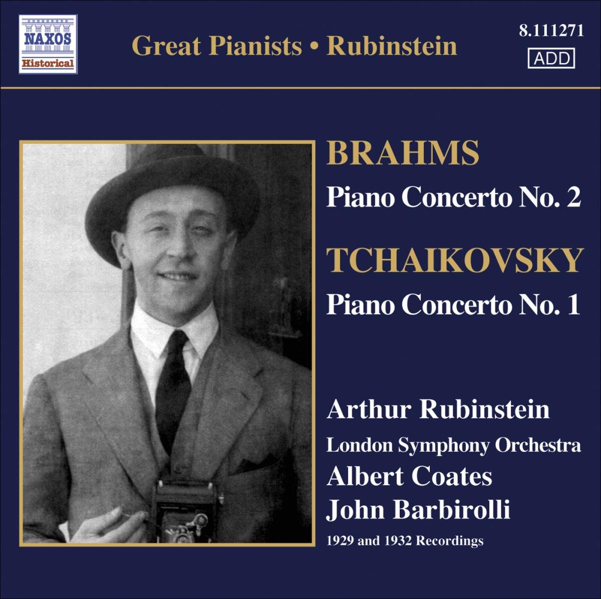 Brahms: Piano Concerto 2; Tchaikovsky: Piano Concerto 1