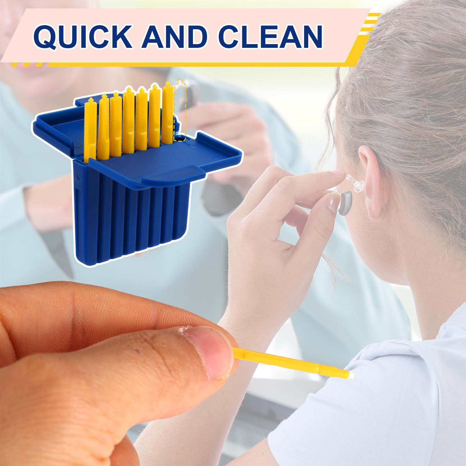 BOXOB 80uds Filtros Audífonos para Starkey, Filtros de Protección Contra Cera para Audífonos de Plástico Kit Herramientas Limpieza Prácticas Compatibles con Starkey Livio Livio AI