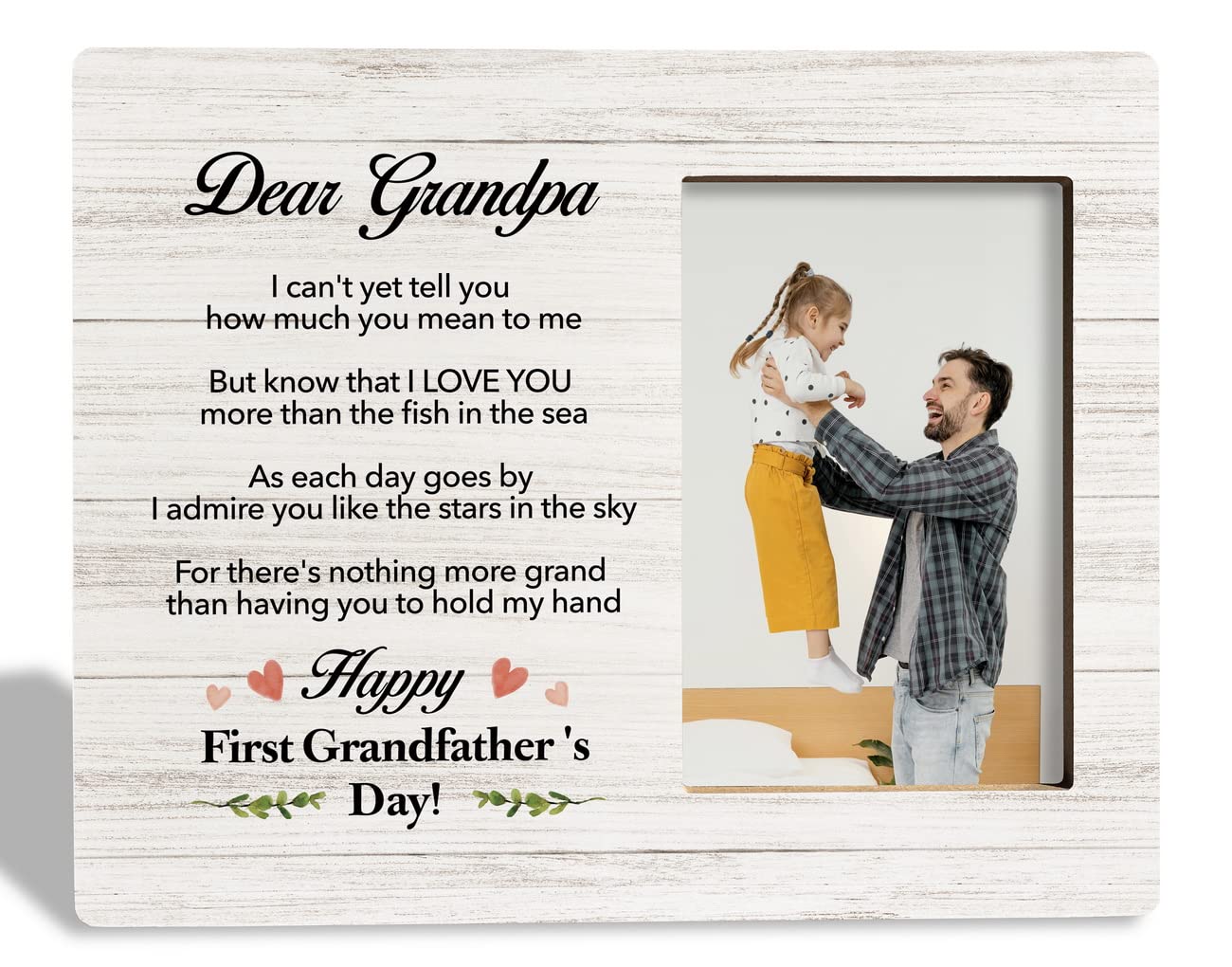 Amazon.com: To Grandpa Photo Frame - Happy First