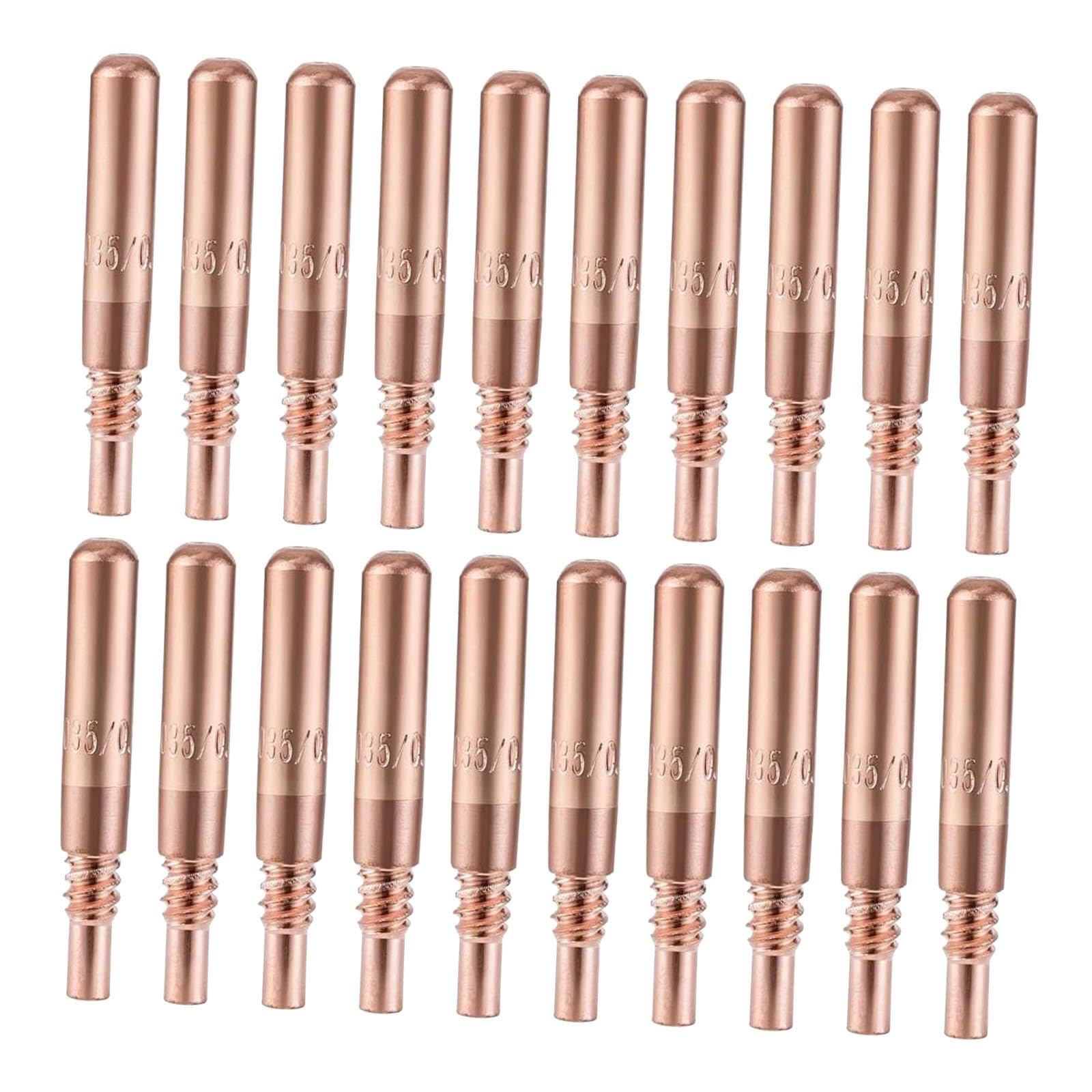 Embouts de soudage en cuivre 0.035" lot de 20 pièces pour torche T-m035