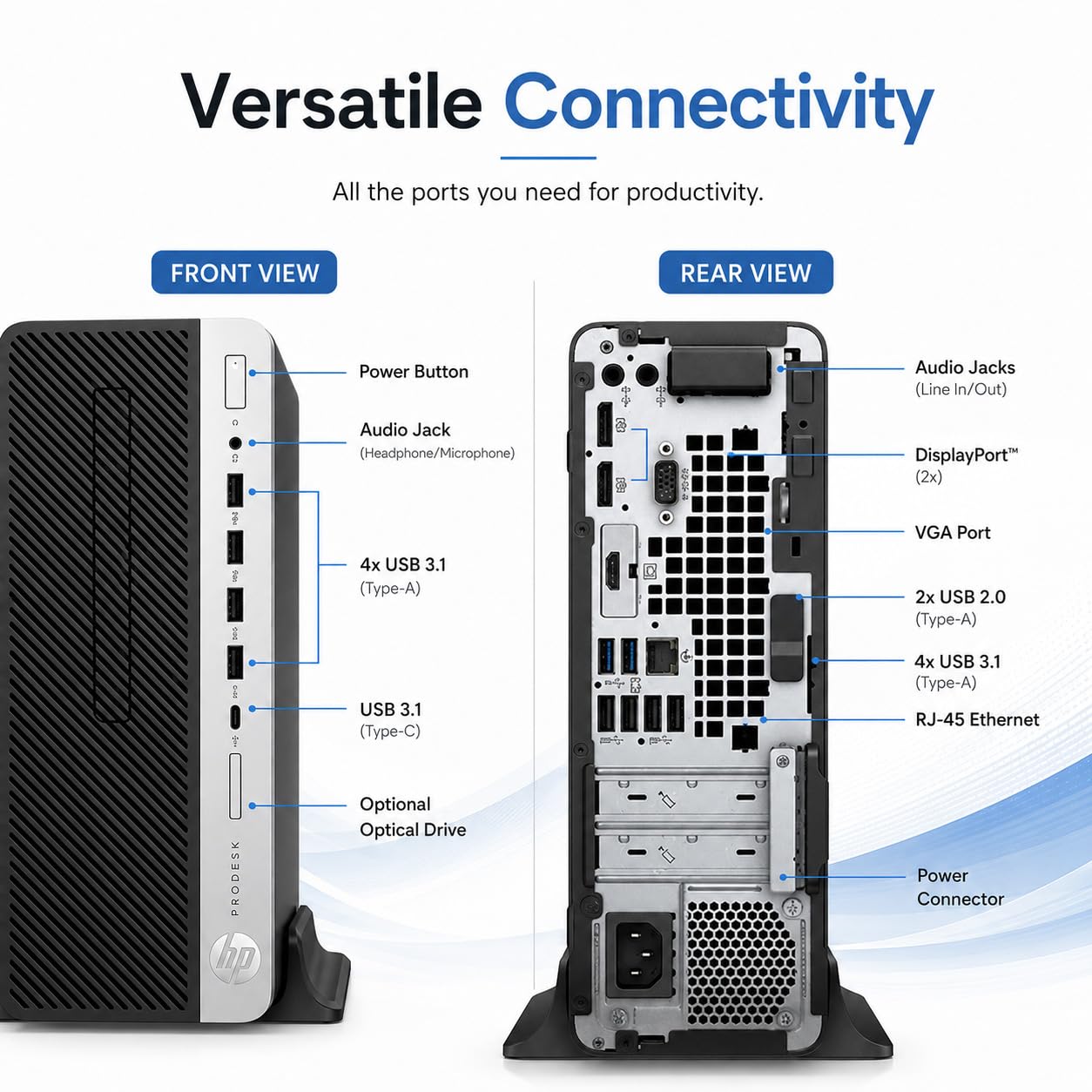Amazon.com: HP ProDesk 600 G5 SFF Desktop Computer Slim PC, Intel