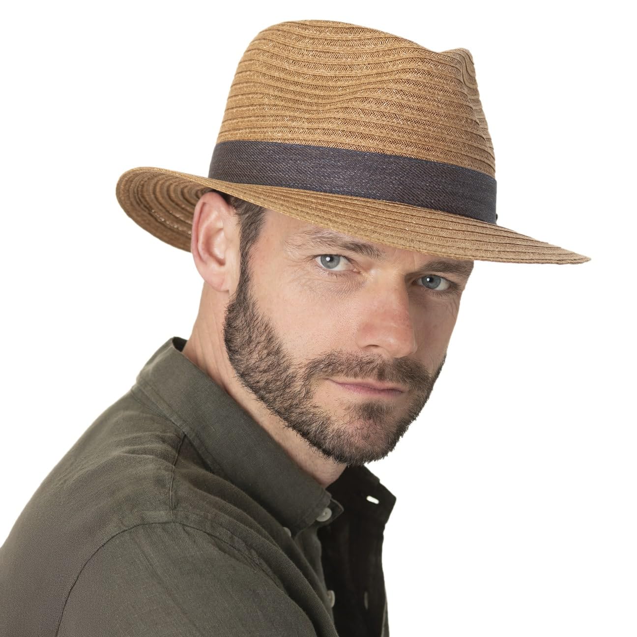 Stetson Toyo Traveller Sombrero de Paja Multicolor Hombre Primavera Verano