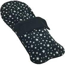 Fleece Footmuff Compatible with Orbit Baby G2 - Black Star
