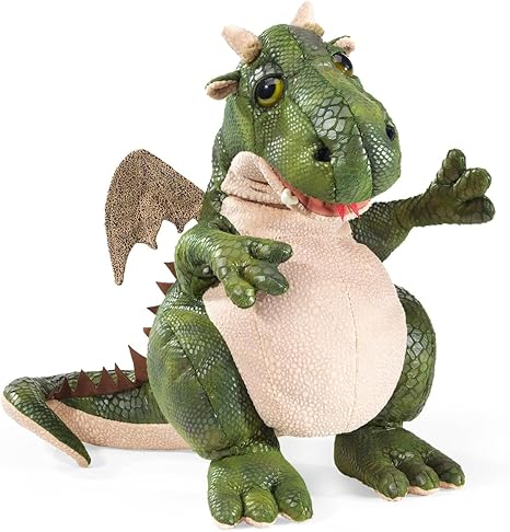 Folkmanis Friendly Dragon Hand Puppet
