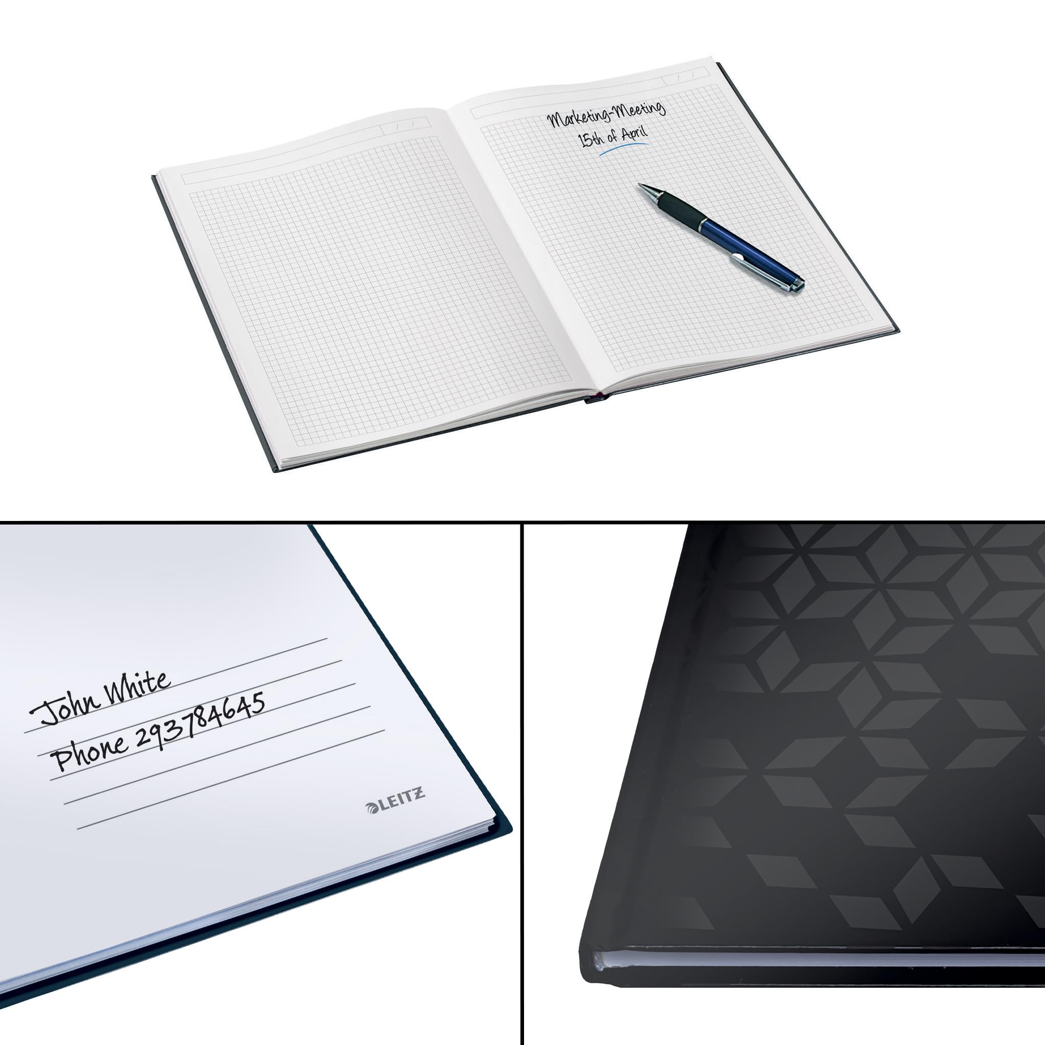 Cahier De Notes Leitz WOW A4 Ligné 160 Pages 90g Vert