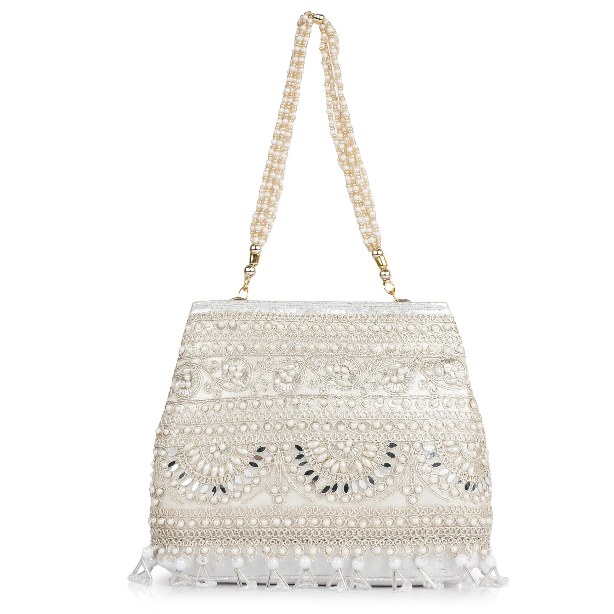 nevis Stylish Embroidery Unique Desing Traditional Wedding Party Handheld Portli Bag For Women-picture-52