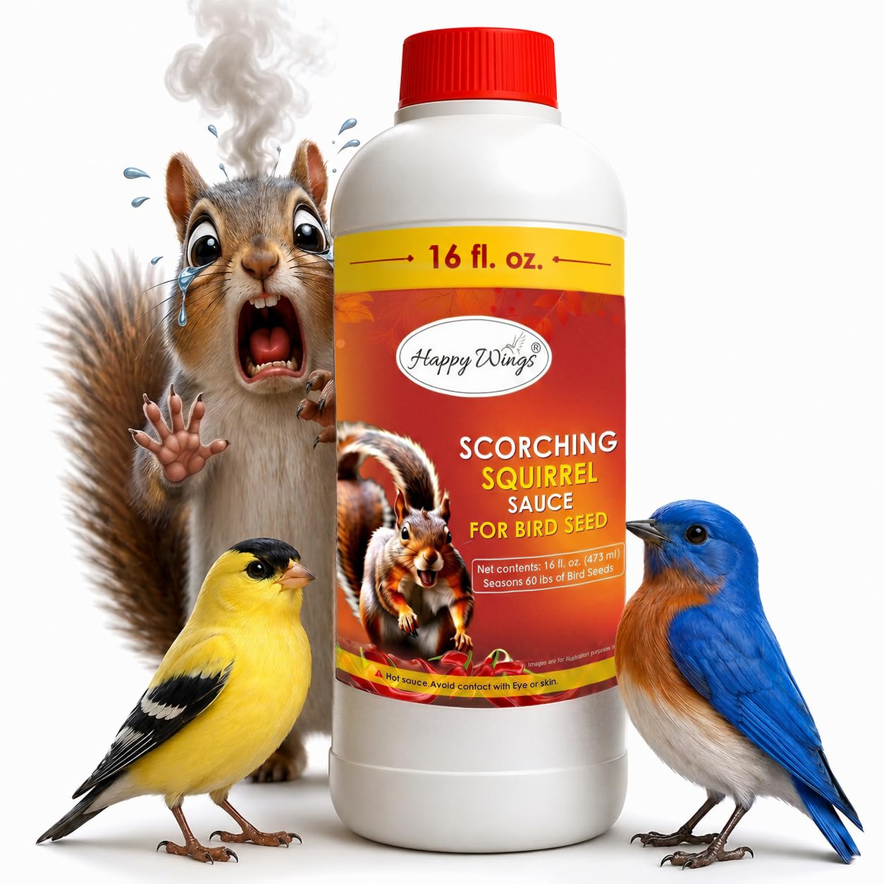 Happy Wings Scorching Squirrel Sauce