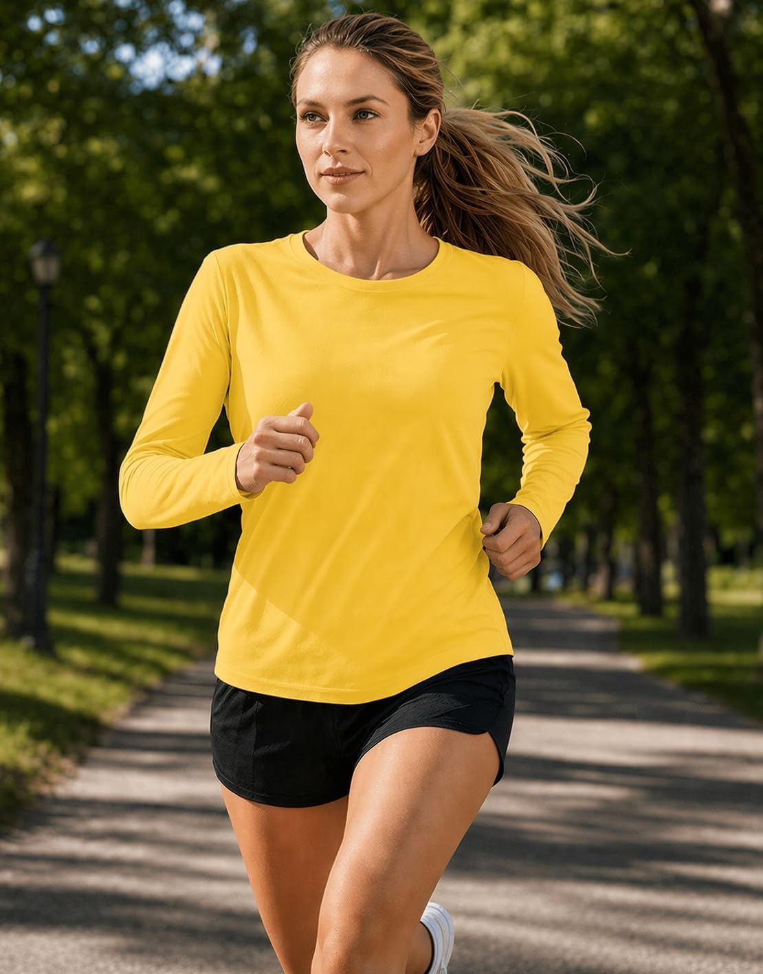  Soft Workout Tops for Women Long Sleeve Athletic Hiking Shirts thumbnail