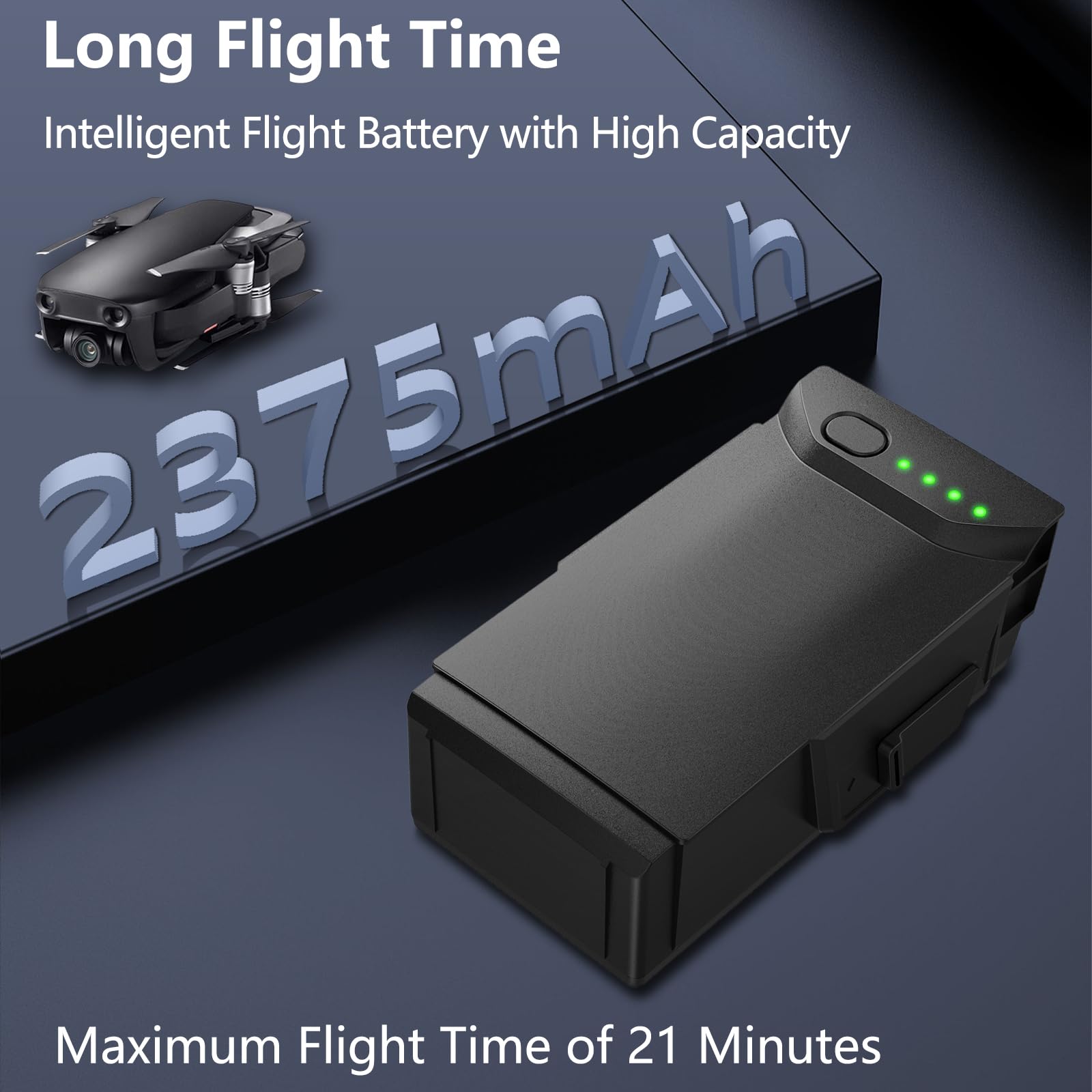 Amazon.com: MVMOD Mavic Air Battery, 2375mAh 11.55V Intelligent